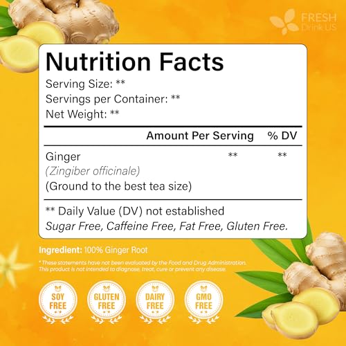 75 Ginger Tea Bags (75 Count)