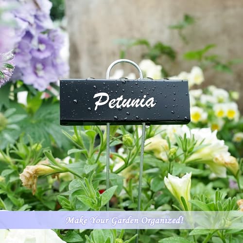 Metal Plant Labels (Black 50-pack)