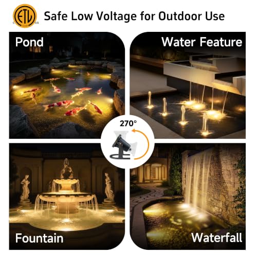 Brass Underwater Pond Light