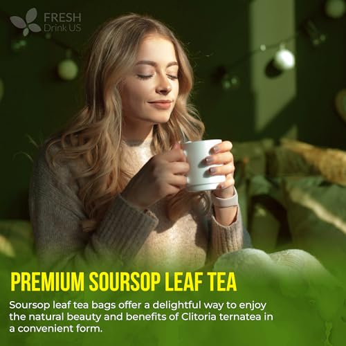 60 Bags Soursop Graviola Leaf Tea (60 Tea Bags)