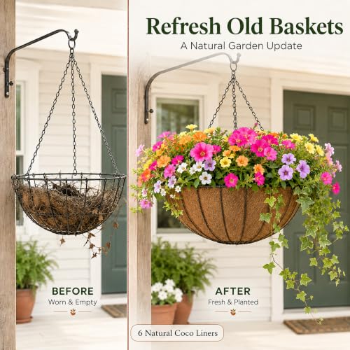 Coco Liners for Planters 14 Inch (14 inch)