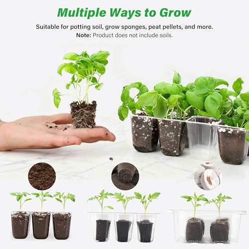 5 Pack Seed Starter Trays (Clear / 5 Packs)