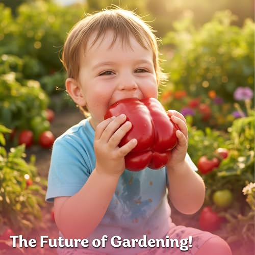50 Big Red Bell Pepper Heirloom Vegetable Seeds