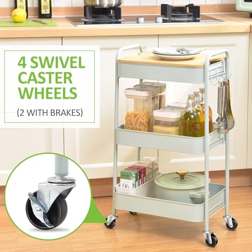 3 Tier Rolling Cart
