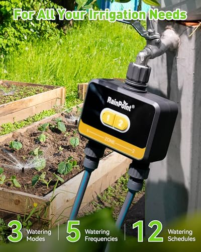 WiFi Water Timer for Garden Hose (Yellow)