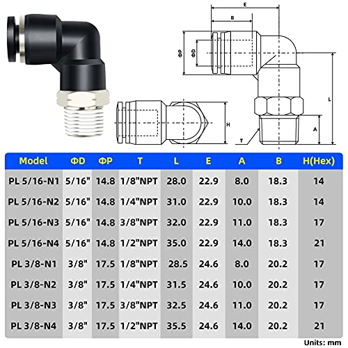 TAILONZ 5 16" x 1 (5/16"OD x 1/8"NPT)