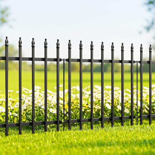 24" H x 24" W Decorative Metal Garden Fence (36 Sq Ft)