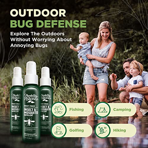 Deet Free Insect & Mosquito Repellent (2 Fl Oz (Pack of 3))
