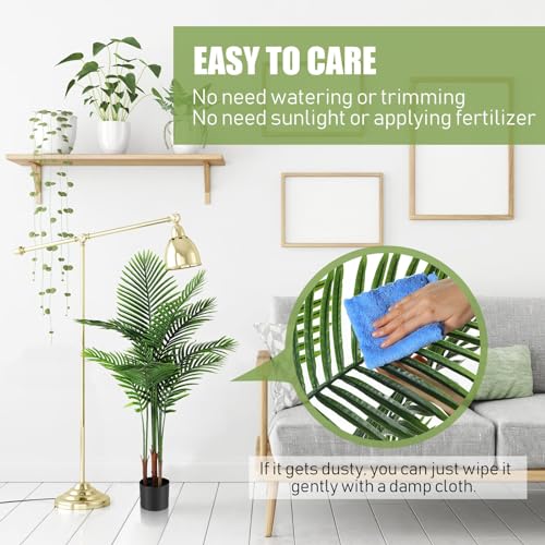 2 Pack Artificial Palm Trees 3Ft (3 feet)