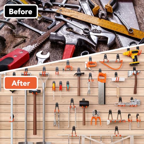 Garage Hooks Anti (42 Pack Orange)