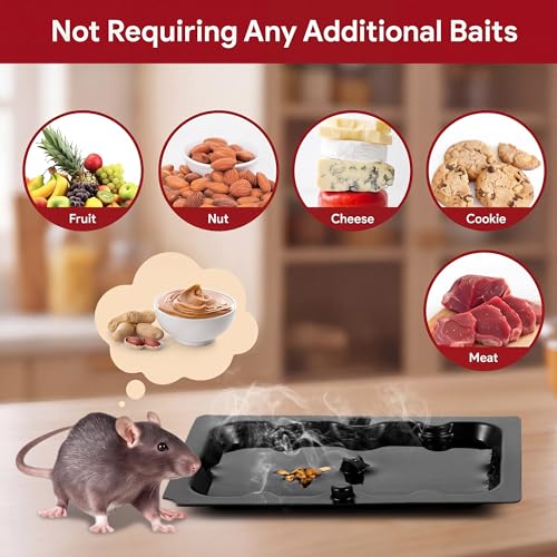 48 Pack Mouse Glue Traps (Black)