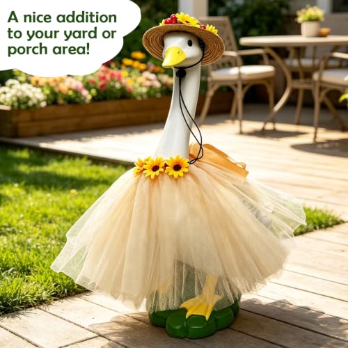 Porch Resin Goose Statue