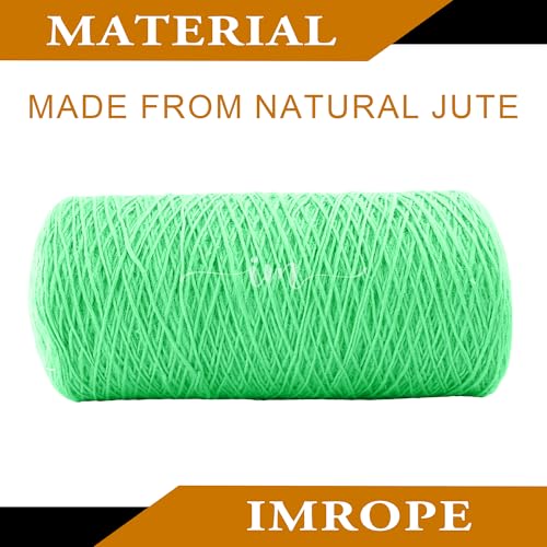 1mm x 2000 Feet Light Green Jute Rope (Light Green / 1mm x 2000 Ft)