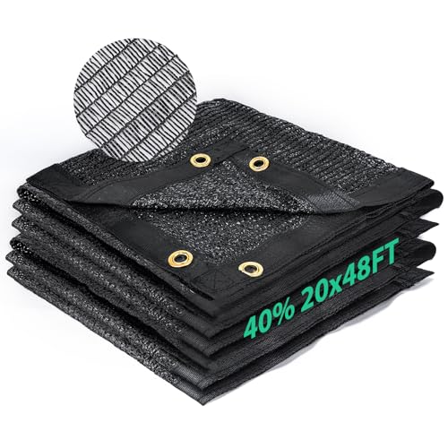 40% Shade Cloth 20x48 ft (40% Shading Rate / 20ftx48ft)
