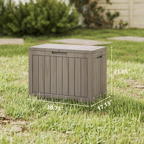 Outdoor Storage Box (Grey / 50 Gallon)
