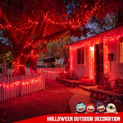 600 LED Solar Halloween Lights (Red / 600LED*1)