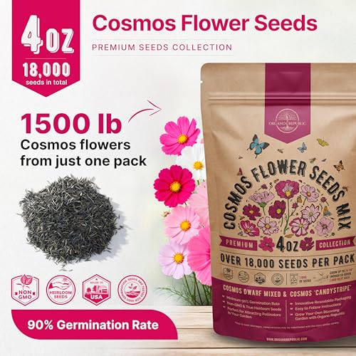 Cosmos Flower Seeds Pack 4 oz