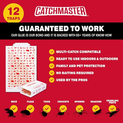 Extra Sticky Insect & Mouse Traps 12 (12 Count)