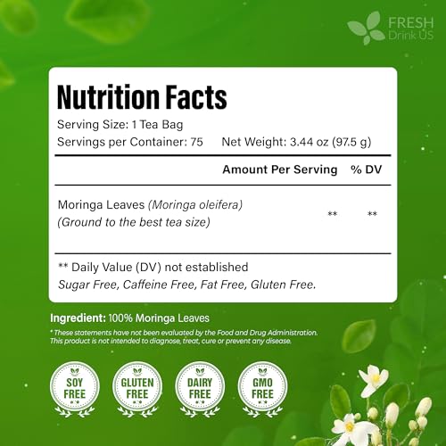 Premium 135 Moringa Tea Bags (135 Teabags)