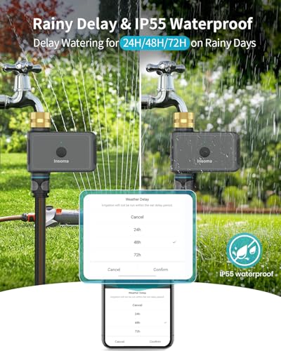 WiFi Water Timer Brass Inlet (1 Zone-WiFi-Brass)