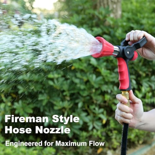 High Pressure Fireman's Spray Nozzle (Red)
