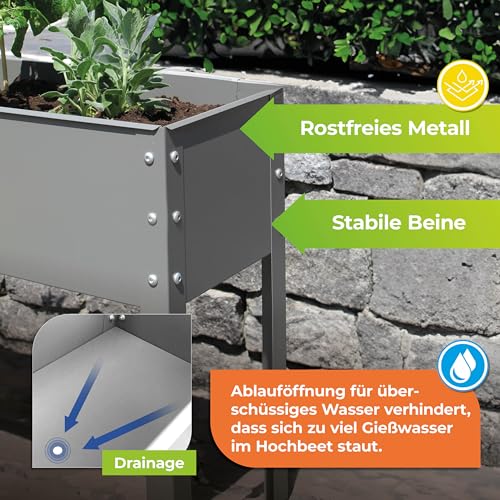 Metal Raised Garden Bed Freising (Small)