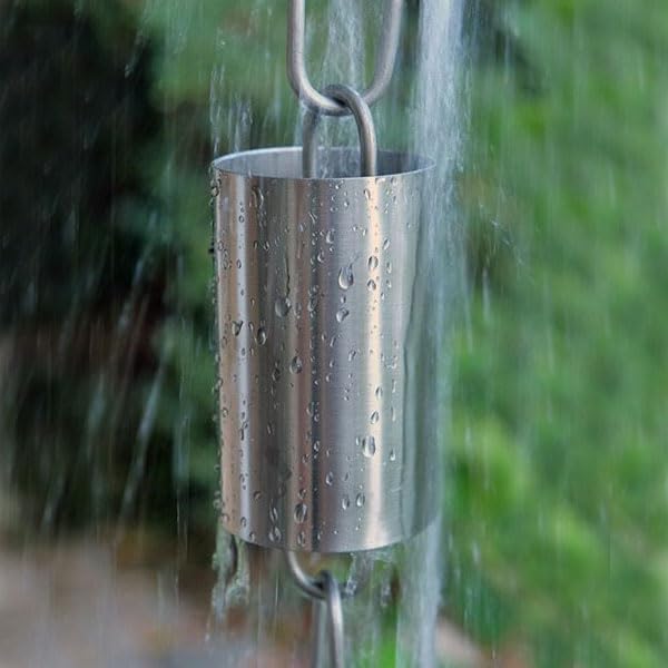 Kenchiku Rain Chain (20 Feet / Stainless Steel)