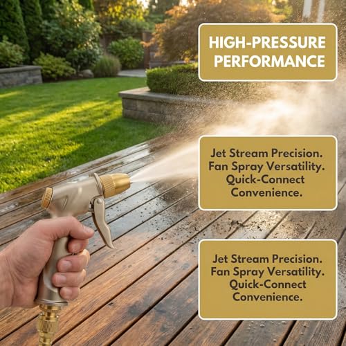 Garden hose nozzle spray (Short nozzle quick connection)