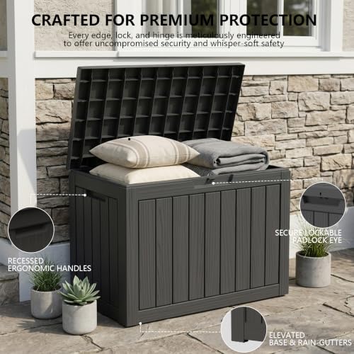 Outdoor Storage Box (Black / 50 Gallon 3.0)