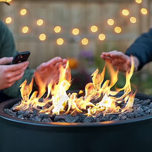 Stainless Steel Fire Pit Burner Pan & Ring Pro Kit