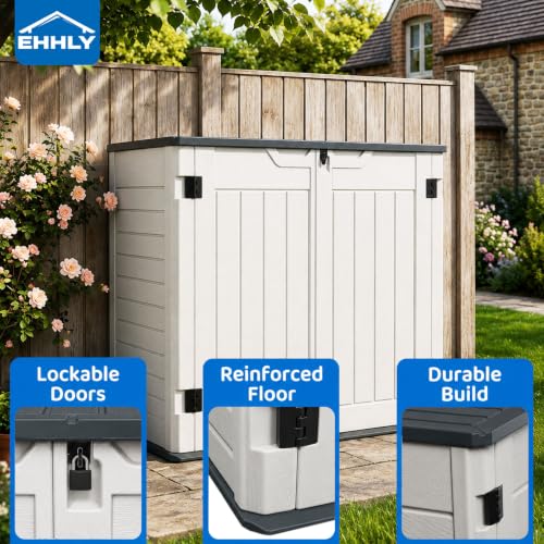 35 Cuft Outdoor Storage Shed with 2 Shelves (White / 35 Cuft/2 Shelves)
