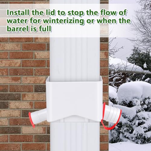Rain Barrel Diverter Fits for 2"x3"Downspout