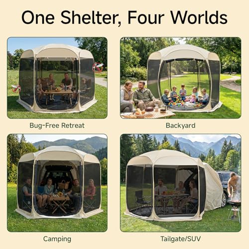 5 Person Pop Up SUV Tent (8.5'x8.5'x6.6'H)