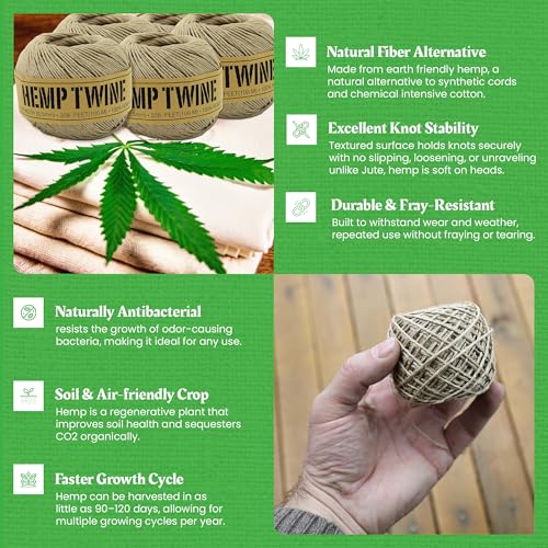 Pink Hemp Twine