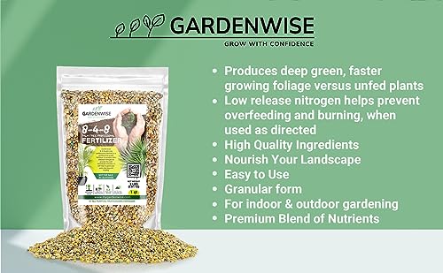 8-4-8 Professional Palm Tree Fertilizer Plant Food; for Indoor Potted Plants and Outdoor Landscape Palm Trees; Quick-Release Nitrogen Fertilizer and Continuous Feeding (5 QUARTS) (160 Fl Oz)