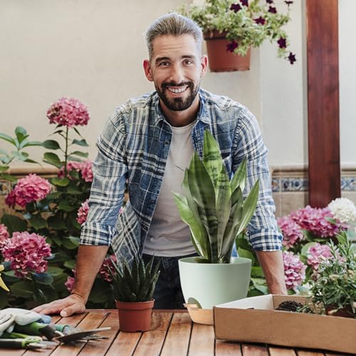 Self Watering Plant Pot with Drainage Hole (7 Count)