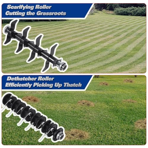 13 inch 12 Amp Electric Dethatcher and Scarifier with Collection Bag