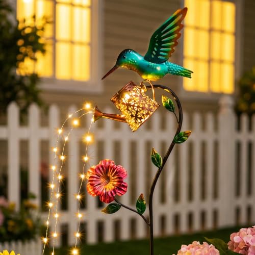Hummingbird Solar Lights Outdoor Waterproof (Hummingbird Water Can)