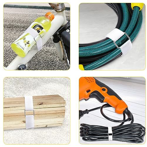 1"x32ft Hook and Loop Straps with 50 Metal Buckles