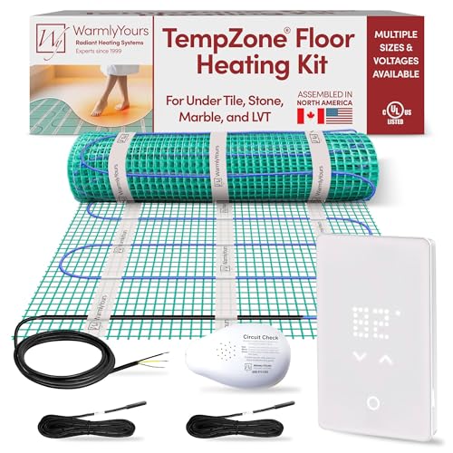 6sqft 120V Floor Heating Roll Kit with nTrust 2.0 Thermostat (120 V / 6 sq.ft. (1.5 x 4 ft.))