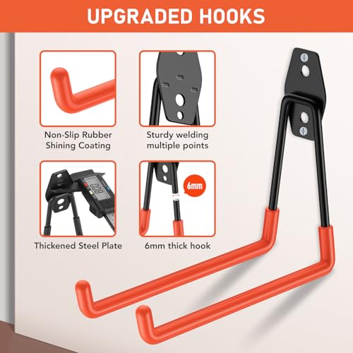 Garage Hooks Anti (42 Pack Orange)