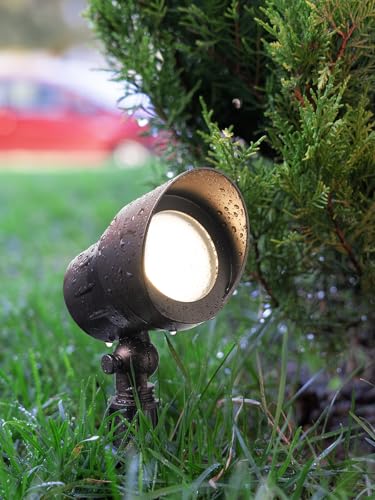 4-Pack 5W 12-24V Low Voltage LED Spotlight 3000K Oil Rubbed Bronze (Warm White (3000K))