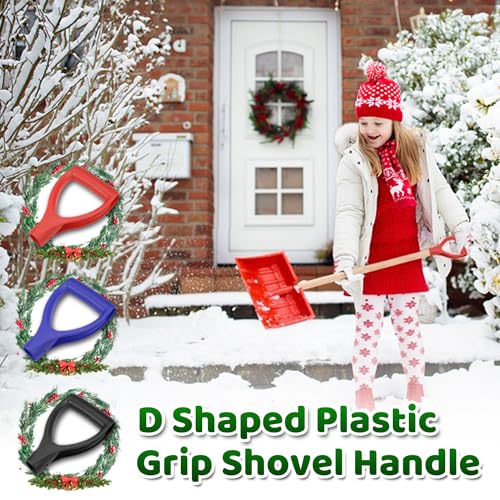 D Grip Shovel Handle Replacement (Black)