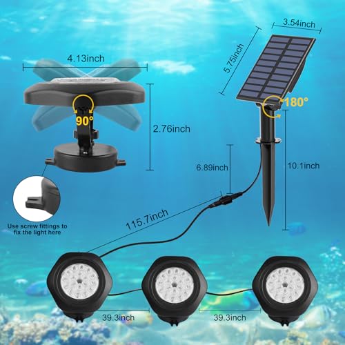 Solar Pond Lights