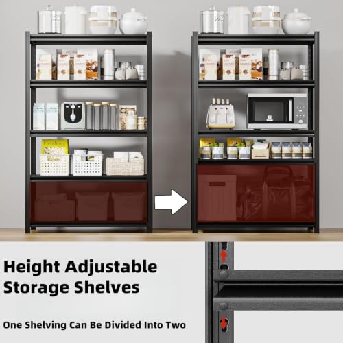 5 Tier Heavy Duty Garage Shelving (5T 62 "W x 24 "D x 84 "H)