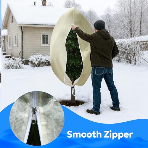 Plant Covers Freeze Protection (47.2''W×70.8''H（4 Pack）)