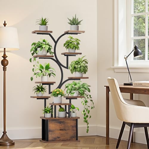 Plant Stand Indoor with Grow Lights (11 Tiered)