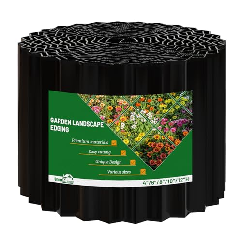 Corrugated Metal Garden Edging (Black)