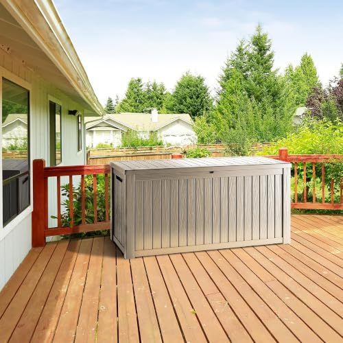 Outdoor Storage Box (Grey / 270 Gallon)