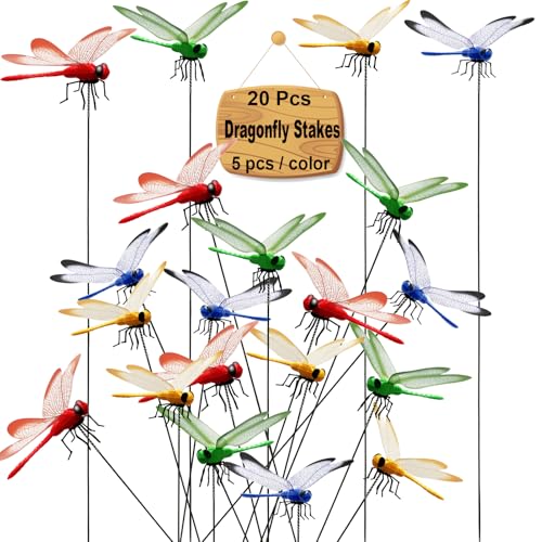 Dragonfly Garden Décor (20pcs-no Clip)